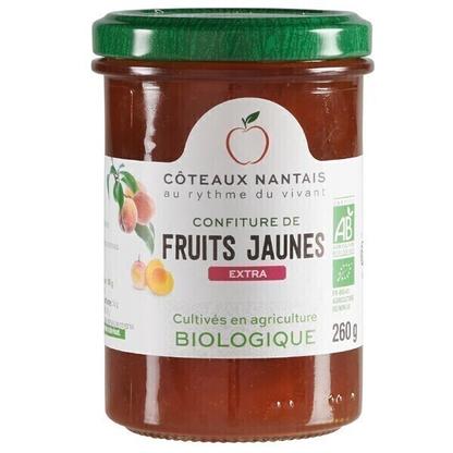 Confiture de fruits jaunes extra bio 260g