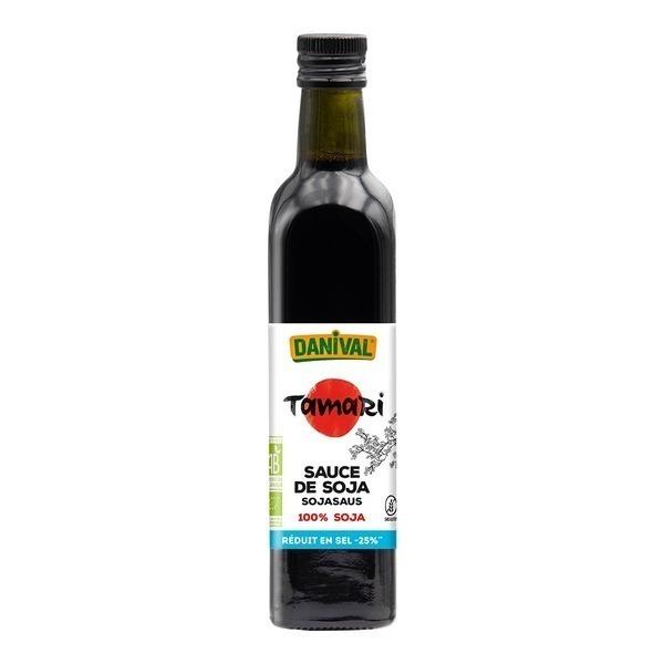 Sauce Tamari réduit en sel bio 50cl