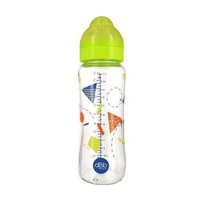 Biberon verre Géométrie Vert - 330 ml - 4 mois +