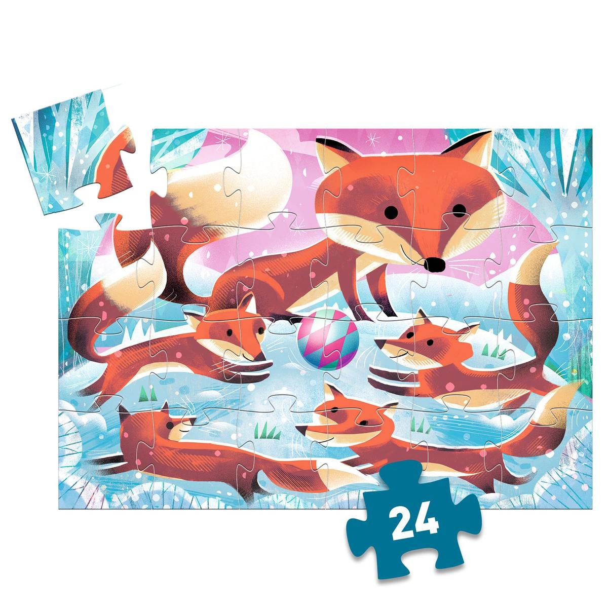 Puzzle silhouette Ginger petit renard - 24 p thumbnail