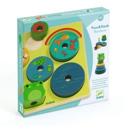 Puzz  and  Stack Rainbow puzzle d encastrement