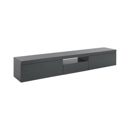 Meuble TV Dcoppolin Anthracite 220x40h35 cm