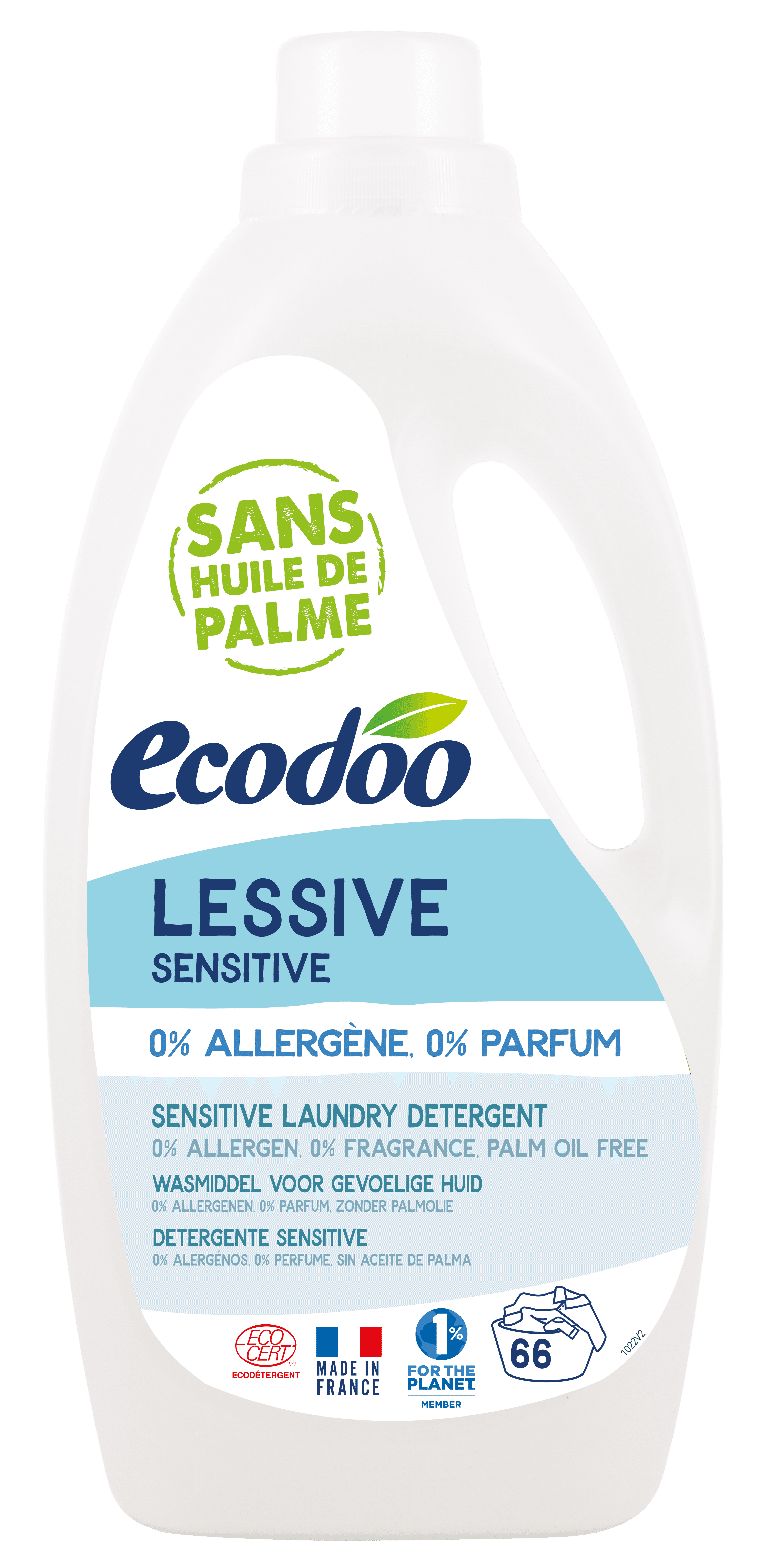 Lessive Sensitive peaux sensibles 0% 2L