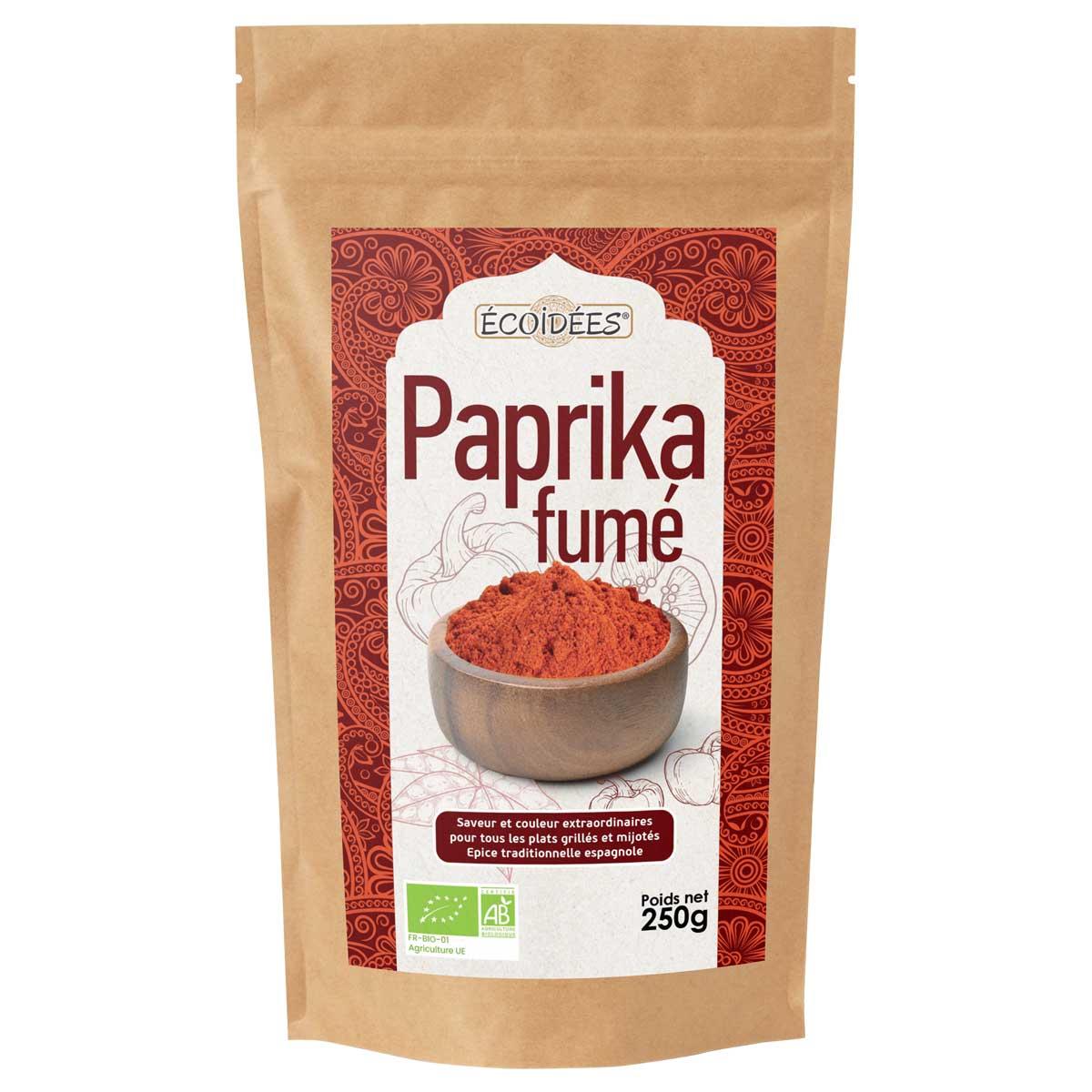 Paprika fumé sachet recharge 250g bio