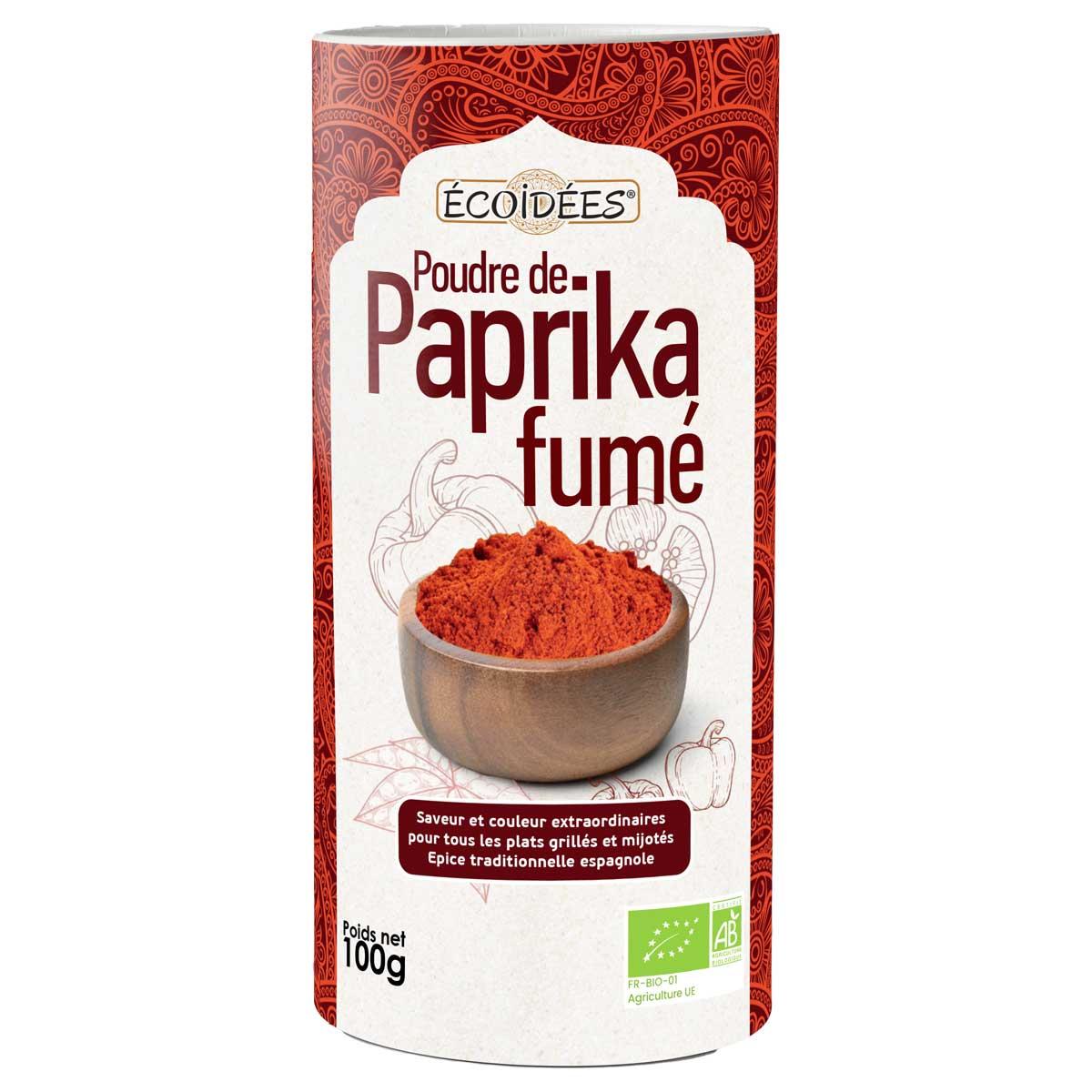 Paprika fumé saupoudreur 100g bio