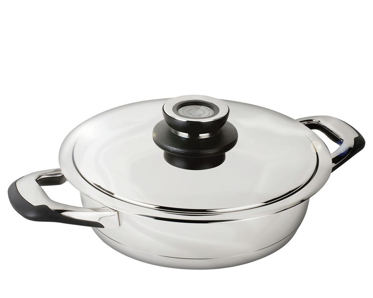 Sauteuse en inox avec couvercle 3L thumbnail