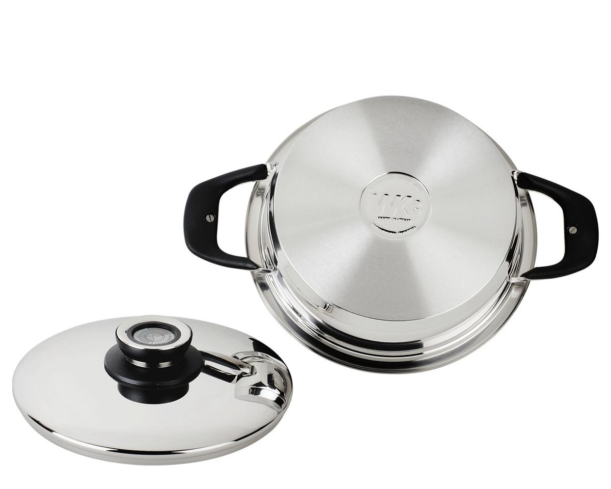 Sauteuse en inox avec couvercle 3L thumbnail