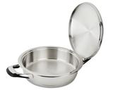 Sauteuse en inox avec couvercle 3L thumbnail