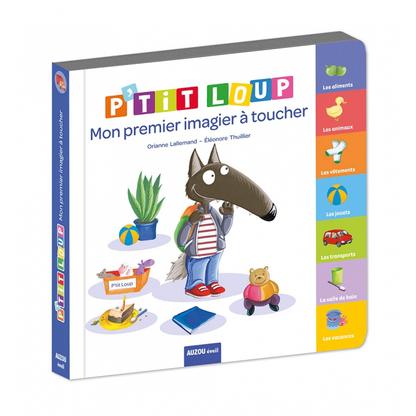 Mon premier imagier à toucher p'tit loup - Auzou