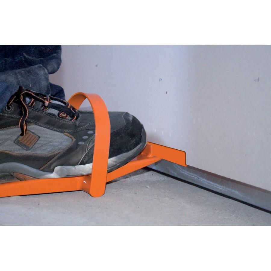 FOOTPLAC - Levier à plaque avec étrier en acier thumbnail