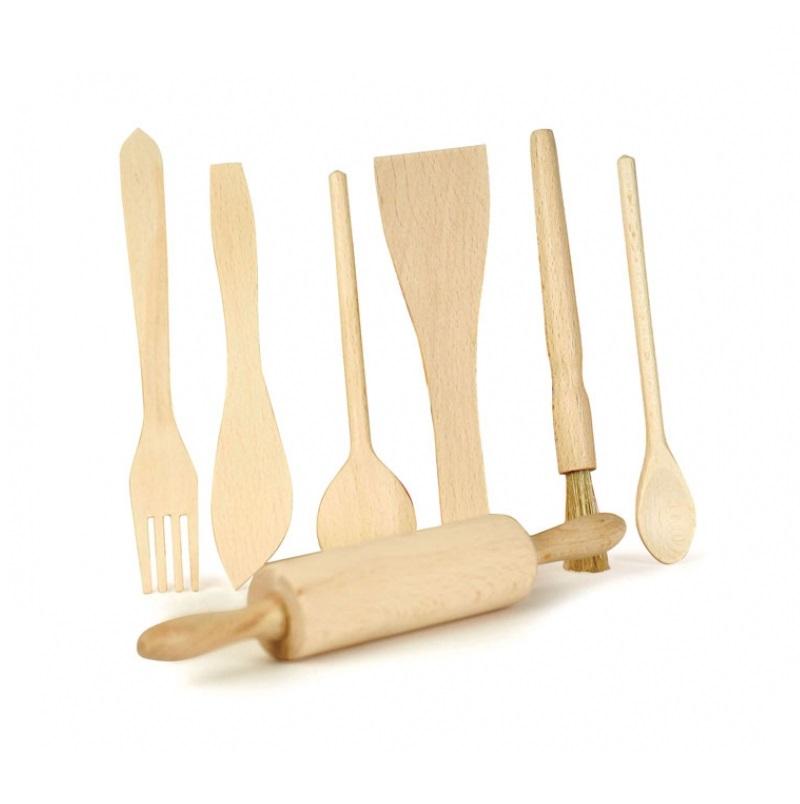 7 ustensiles de cuisine en bois thumbnail