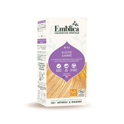 Coloration végétale Blond ambré 7.3 100g