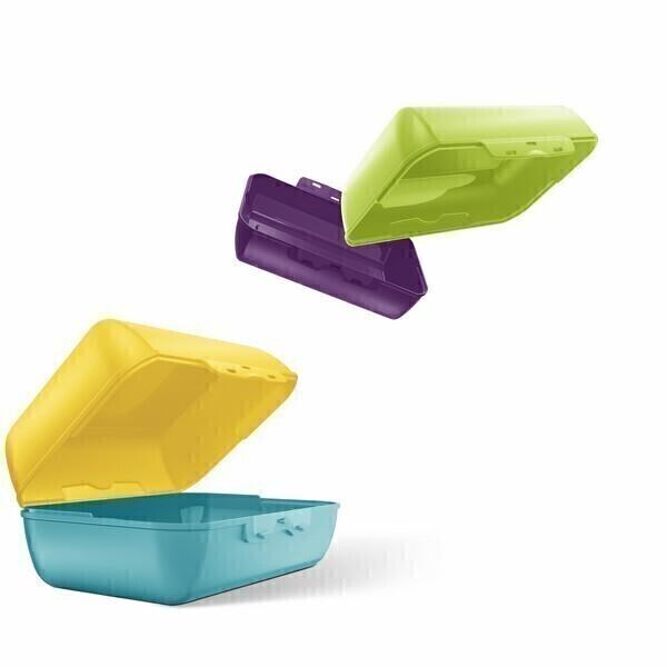 Lot de 3 boîtes à goûter Variabolo 6 coloris thumbnail