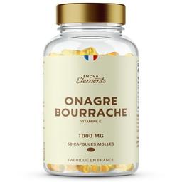Onagre Bourrache + Vitamine E |  60 Capsules molles
