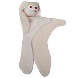 Doudou coton bio velours 30 cm Lapin thumbnail