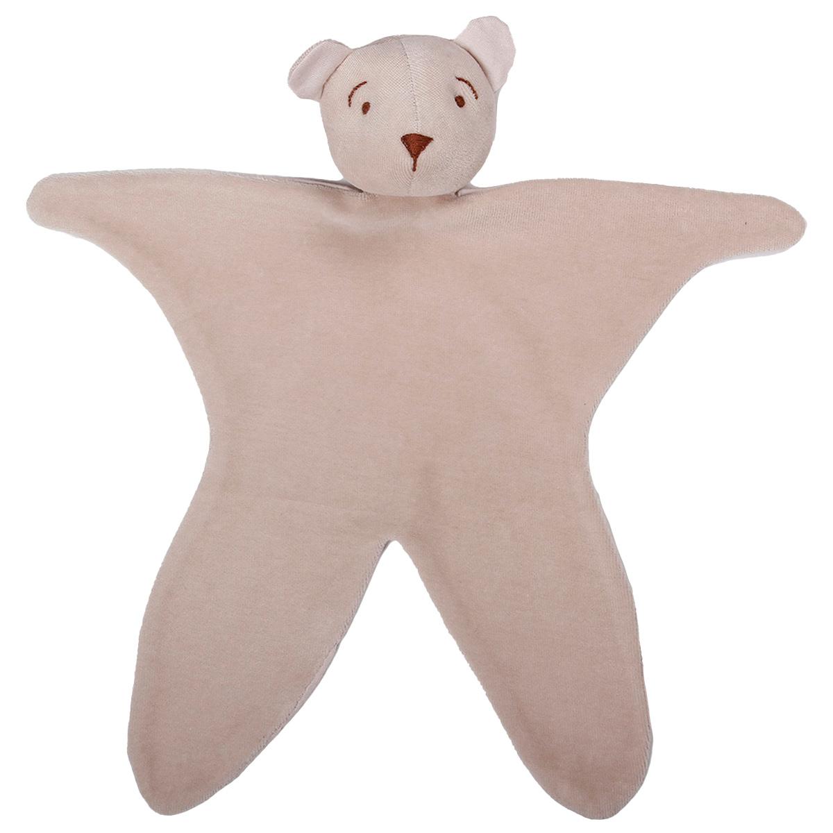 Doudou coton bio velours 30 cm Ourson thumbnail
