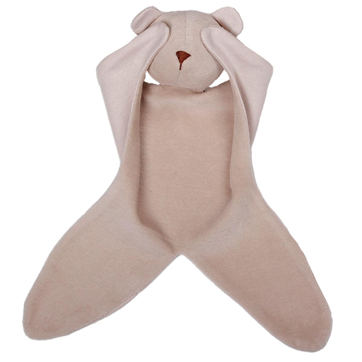 Doudou coton bio velours 30 cm Ourson thumbnail