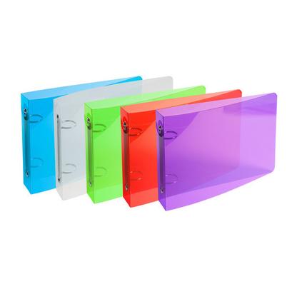 Classeur 2 anneaux 24x16cm pour fiches A5 couleur aléatoire