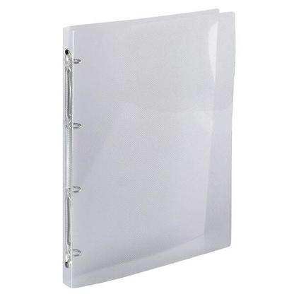 Classeur souple 4 anneaux dos 20 mm A4 transparent x 20