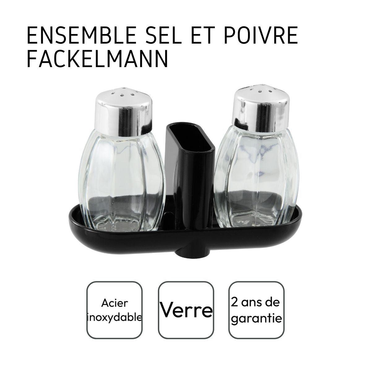 Ensemble salière et poivrier Fackelmann thumbnail