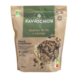 Muesli croustillant bio lin & courge 450g
