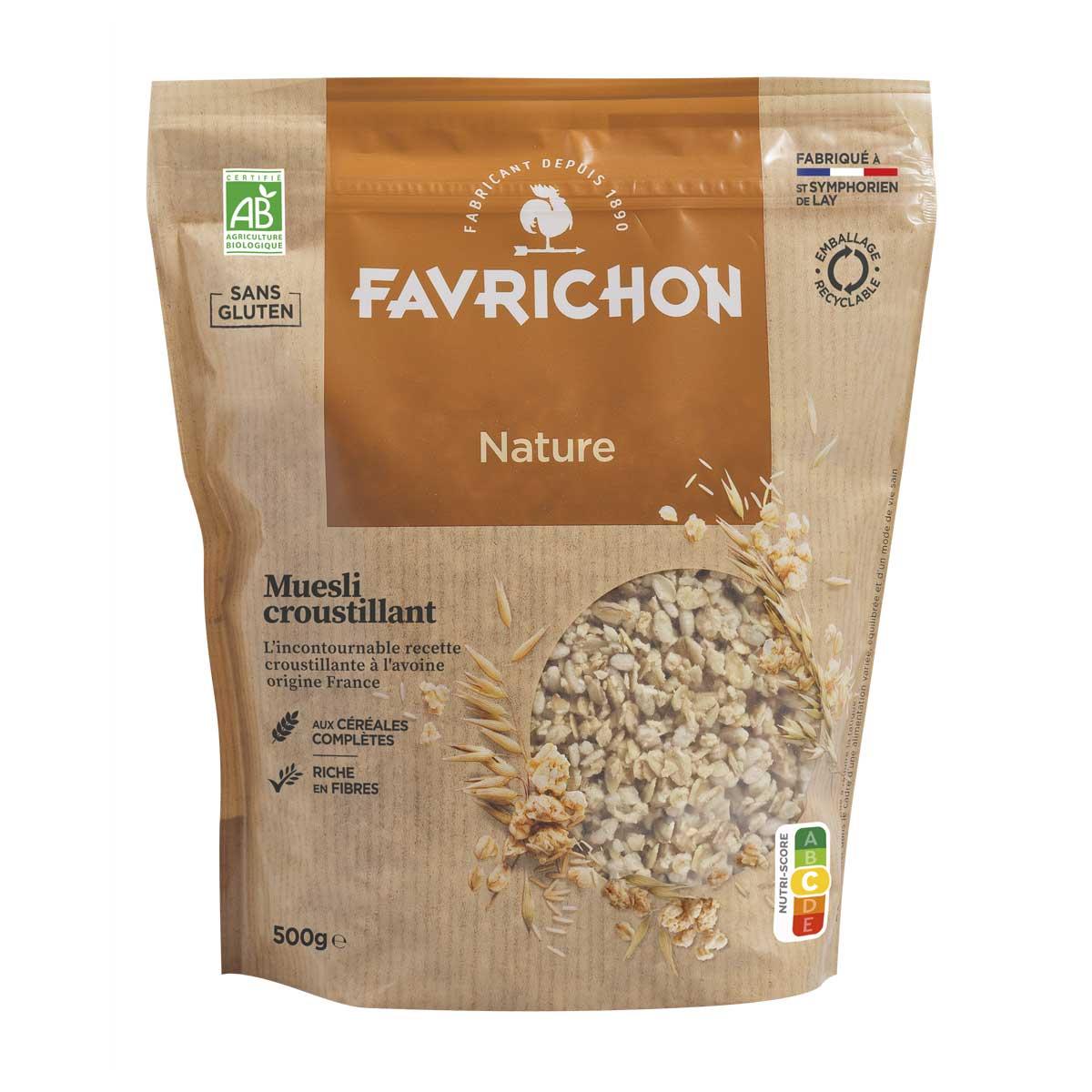 Muesli croustillant bio Nature 500g