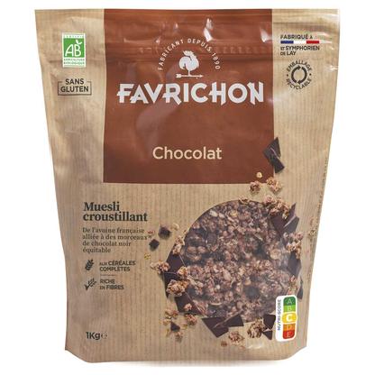 Muesli croustillant bio chocolat sans gluten 1kg