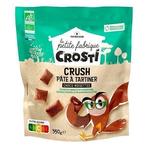 Céréales Crush fourrées pâte à tartiner bio 350g