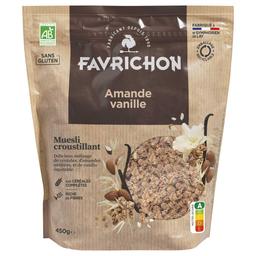 Muesli croustillant bio amande vanille 450g