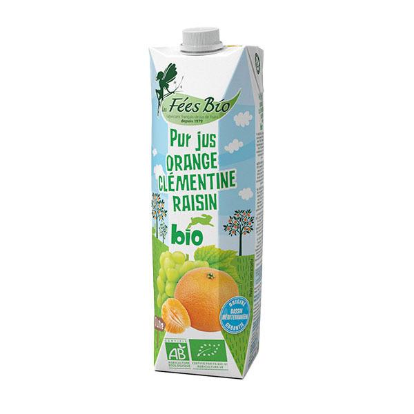 Pur jus orange, clémentine et raisin 1L