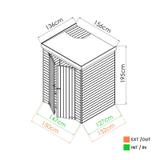 Armoire de rangement THEOFIL 2,0 m², 1 étagère thumbnail