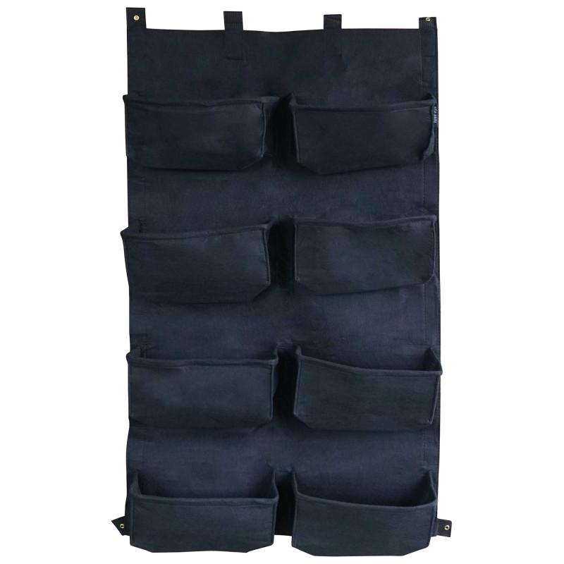 Mur végétal 8 sacs noirs en feutre géotextile thumbnail