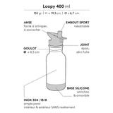 Gourde enfant inox Loopy Oiseaux 40cl thumbnail