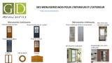 porte d'interieur en  - 204X83 (Hxl ) côtes tableau thumbnail