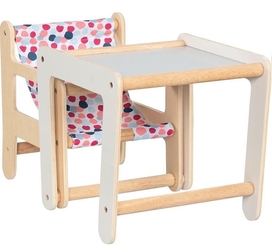 Chaise haute poupée avec table 2 en 1 thumbnail