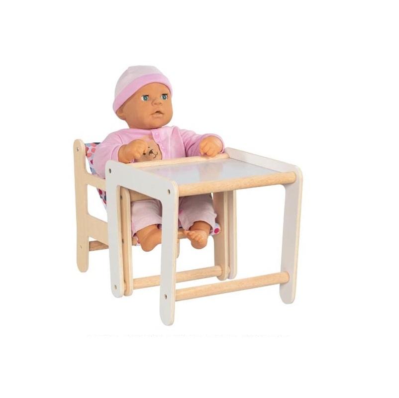 Chaise haute poupée avec table 2 en 1 thumbnail