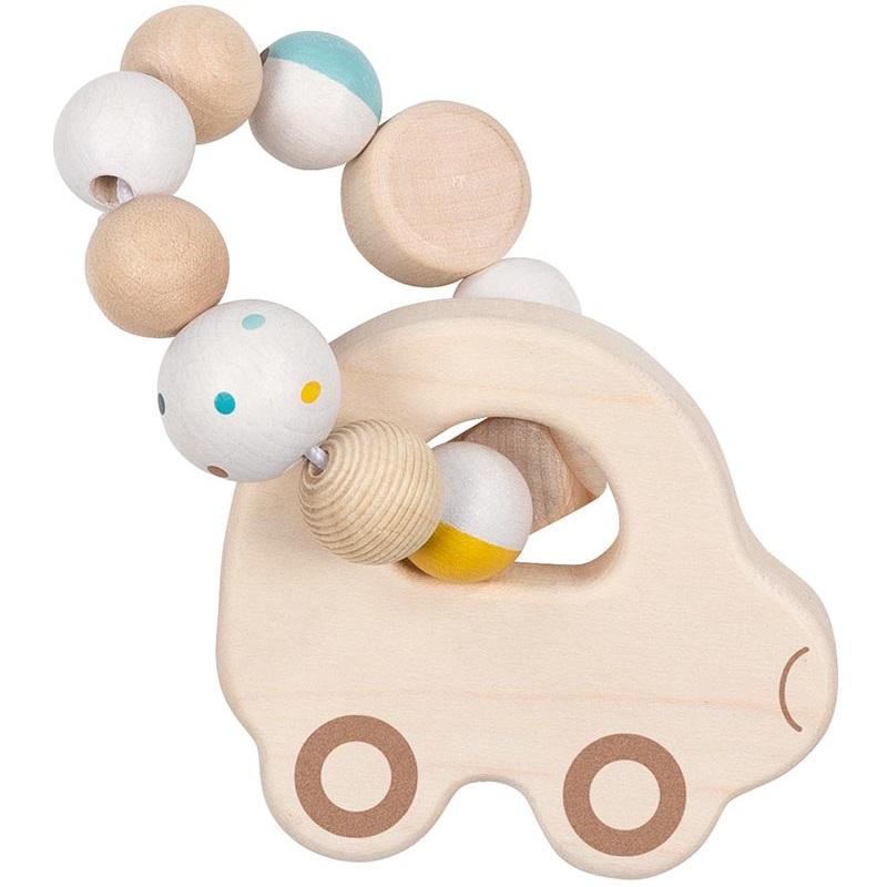 Hochet en bois flexible Voiture