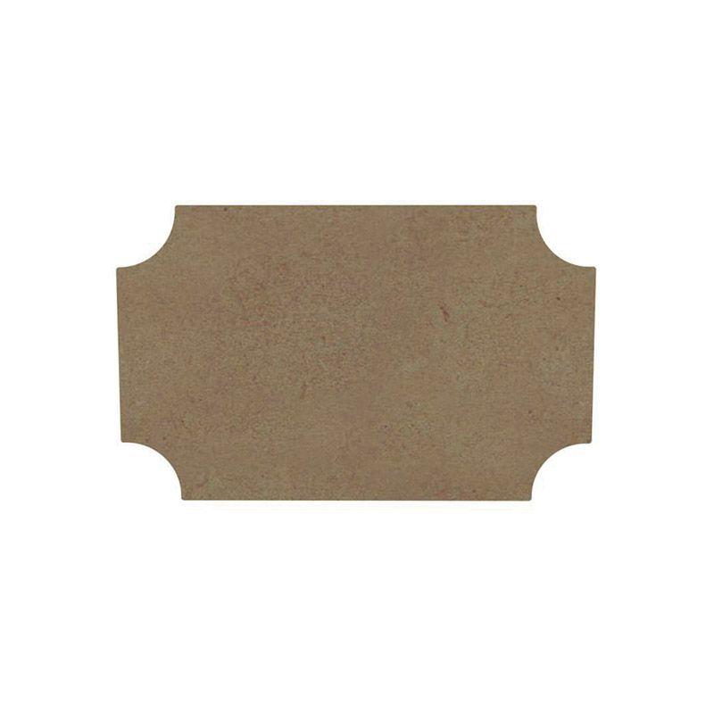 Plaque de porte plateau en bois MDF - 16 x 10 cm