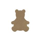 Ourson en bois MDF à décorer - 10 cm thumbnail