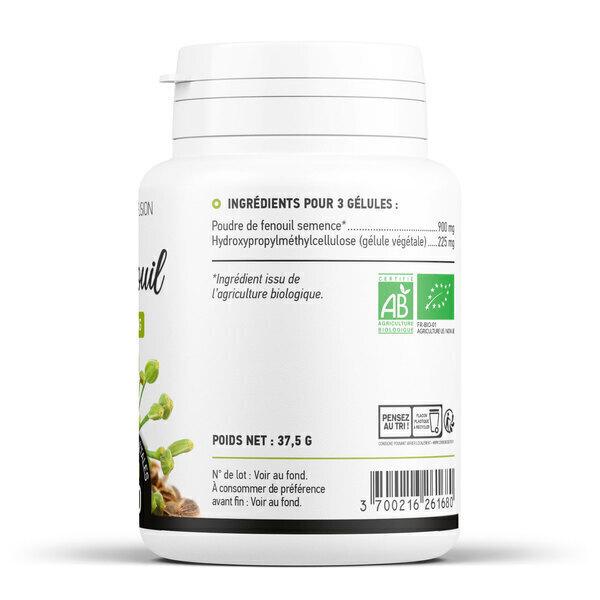 Fenouil biologique 300 mg - 100 gélules végétales thumbnail