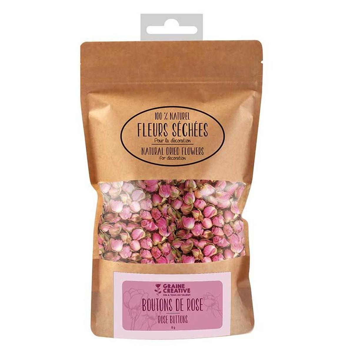 Fleurs séchées décoratives Boutons de rose 16 g thumbnail