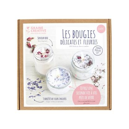 Kit DIY Bougies Fleuries