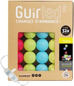 Guirlande boule lumineuse LED USB 32 boules 4,8m - Cocktail