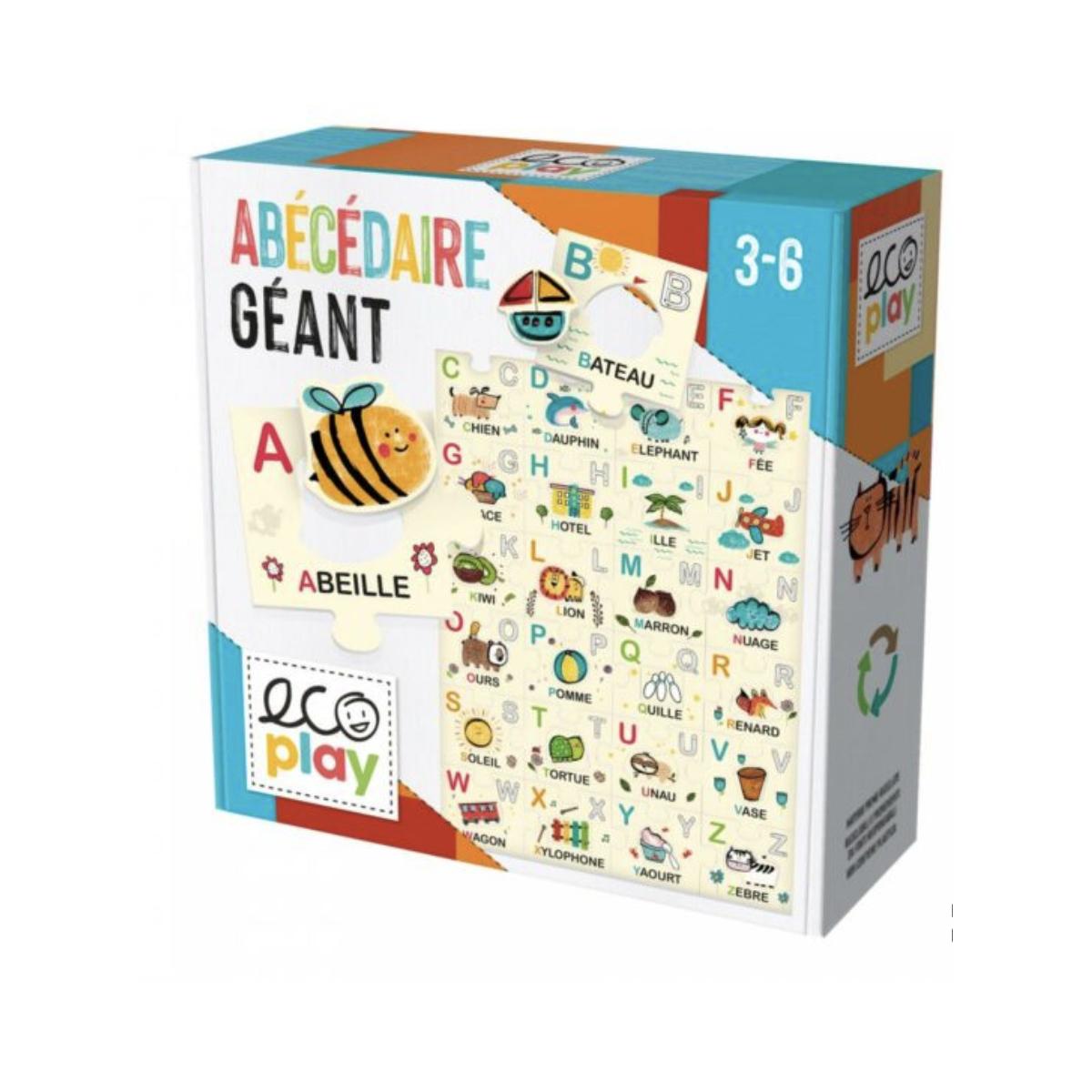 Abecedaire géant imagier 28 pieces