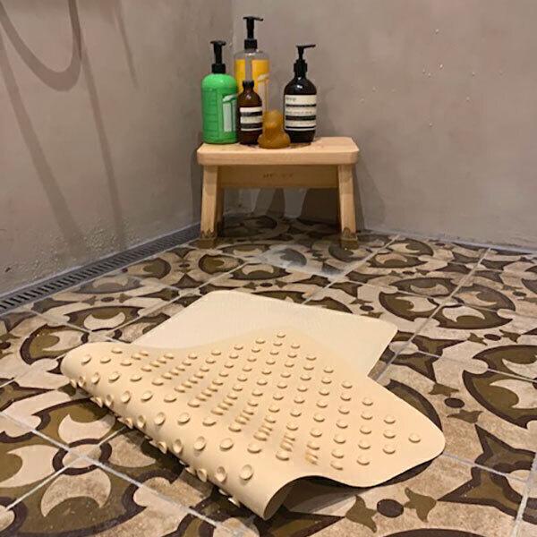 Tapis de bain caoutchouc naturel 75x34 cm - Sable thumbnail