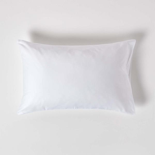 Taie d'Oreiller en coton BIO - Blanc - 400 fils thumbnail