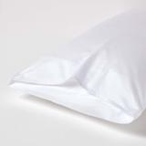 Taie d'Oreiller en coton BIO - Blanc - 400 fils thumbnail