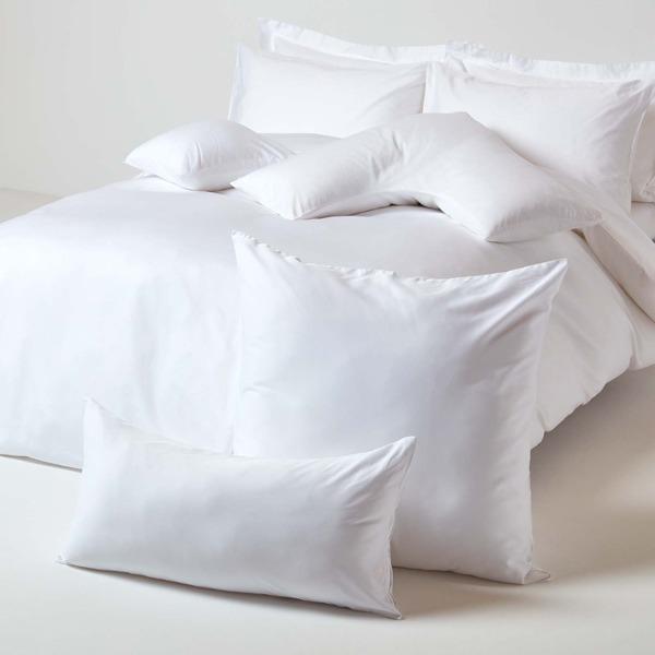 Taie d'Oreiller en coton BIO - Blanc - 400 fils thumbnail