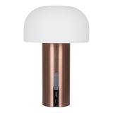 Lampe blanc cuivre rechargeable thumbnail