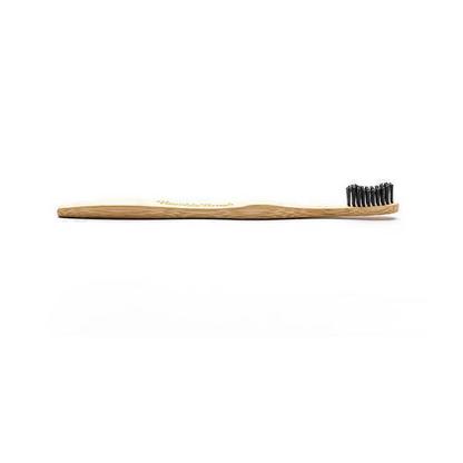 Brosse à dents adultes souple bambou Noir